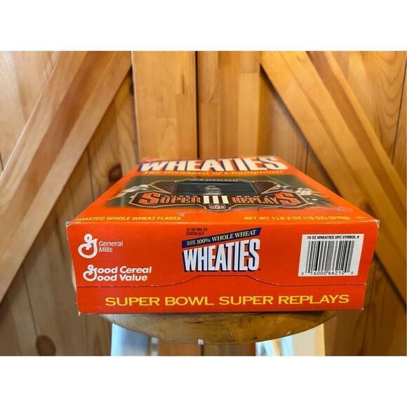 1996 Wheaties Box Joe Namath Jets  Super Bowl III Replays Hologram - Picture 7 of 7